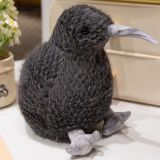 Peluche Pájaro Kiwi 21 cm - Colección Nueva Fauna-Negro - imagen 2