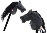 Cabeza de Caballo de Peluche | Hobby Horse Negro con Sonidos Realistas - imagen 2