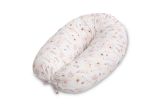 Almohada de Embarazo XL Pastel Poppies - Soporte Ergonómico para Maternidad y Lactancia