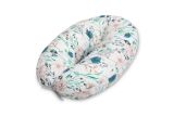 Almohada de Embarazo XL Pastel Flowers - Soporte Total para Maternidad y Lactancia