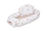 Nido para Bebé de Muselina Beige Dandelions 80x45 cm con Almohada – Seguro y Reversible