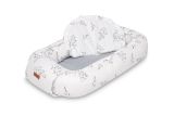 Nido para Bebé de Muselina Verde Branch 80x45 cm con Almohada – Seguro y Reversible