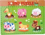 Puzzle de encaje Sonidos de animales 