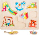 Puzzle de encaje Juguetes - Hecho en madera