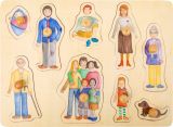 Puzzle de madera familia y amigos