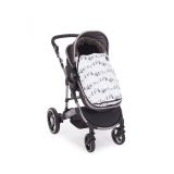 Saco universal cubrepies para silla de paseo Snow Forest Blanco, Kikkaboo