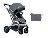 Carrito de bebé 2en1 asiento transf. Scarlett Gris Oscuro