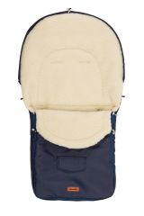 Saco ROMPER para silla de paseo: lana - 95 x 40 cm-Navy - imagen 2
