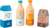 Set de bebidas fresh , juguete de madera, 4 piezas