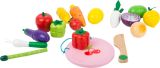 Set para cortar frutas y verduras , juguete de madera