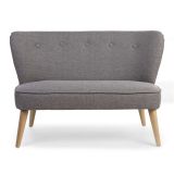 Sofá Infantil Doble Veltvet - Childhome-Gris
