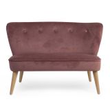 Sofá Infantil Doble Veltvet - Childhome-Rosa