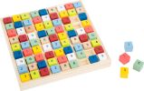 Sudoku colorido de madera