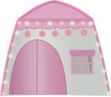 Casa de Juegos Rosa con lámparas Led - imagen 2