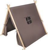 Tienda de juegos marrón topo 
