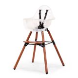Trona Evolutiva Evolu Transparente y Nogal  de Childhome 