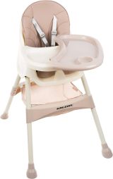 Trona para Bebés Rosa , 3 en 1 , se convierte en Silla