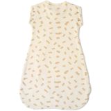 Saco de Dormir Swaddle Bebé Orgánico 0-3 Meses – Algodón GOTS, 1.0 Tog, Cremallera Fácil | Clair de Lune