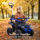 Quad correpasillos infantil Movix con luces, sonidos y manillar parental – desde 24 meses