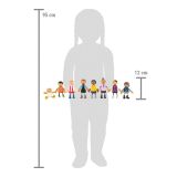 Familia de Muñecas Flexibles con Bebé - Juguete de Madera - imagen 25