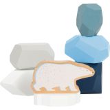 Piedras de Equilibrio de Madera "Arctic" - Juguete Educativo Montessori - imagen 7