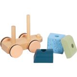 Tren de Madera "Arctic" - FSC® 100% Certificado, Juego de Encaje y Apilamiento - imagen 7