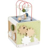 Cubo de Motricidad "Arctic" con Animales Polares - Juguete Educativo de Madera FSC®