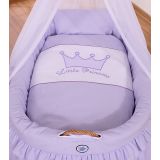 Interior del moisés con ropa de cama 100% algodón