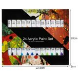 Juego de pintura acrílica , 24 tubos de 12 ml - imagen 34