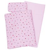 Ropa para cama de muñecas con estampado de coronas y corazones, de Goki - imagen 2