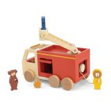 Camión de Bomberos de Madera con Animales - Trixie - Desde 18 meses - imagen 2