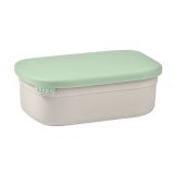 Fiambrera Inox y Silicona  Verde