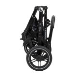 Carrito de bebé 3en1 asiento transf. Alba Negro