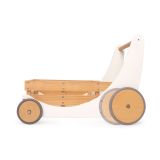 Andador Kinderfeets con eje ajustable y estante para juguetes