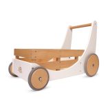 Carrito de madera Kinderfeets en abedul y haya con pinturas al agua