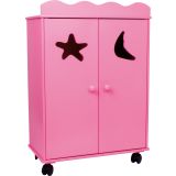 Armario de madera Rosa para Muñecas - Legler