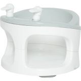 Aro de baño Fabulous de Bébé-Jou en verde cielo, seguro y cómodo para el baño del bebé.