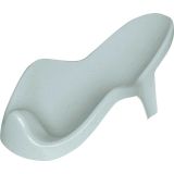 Asiento de baño Luma en menta moteado, cómodo y seguro para bebés en la bañera.