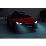 Coche Eléctrico Infantil Audi RS E-Tron GT Rojo: Conducción Deportiva y Segura - imagen 17