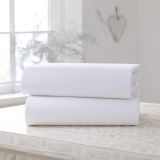 Bajeras blancas para cuna Clair de Lune, pack de 2 unidades, suaves y cómodas para bebés.