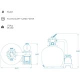 Bestway Flowclear - Filtro de Arena con Temporizador 11.355 l/h para Piscinas de jardín - imagen 25