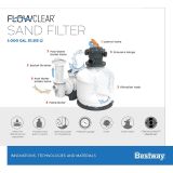 Bestway Flowclear - Filtro de Arena con Temporizador 11.355 l/h para Piscinas de jardín - imagen 55
