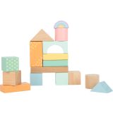 Bloques de construcción de madera Pastel