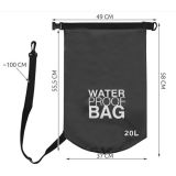 Bolsa Impermeable Negra 30 Litros, Ideal Kayak, Paddle Surf, Camping ...