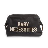 Bolsa Neceser Baby Necessities Negra Letras Doradas  , Childhome - imagen 4