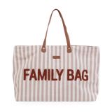  Bolso Family Bag Estampado Rayas Natural/Terracotta - Childhome - imagen 4