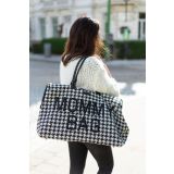 Mommy Bag ® Pied De Poule - Black
