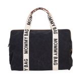 CHILD HOME Mommy Bolsa Signature Canvas negro