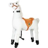 Caballo para montar con ruedas Blanco 