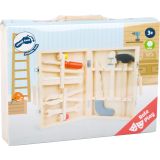 Caja de herramientas de madera - Incluye 8 herramientas